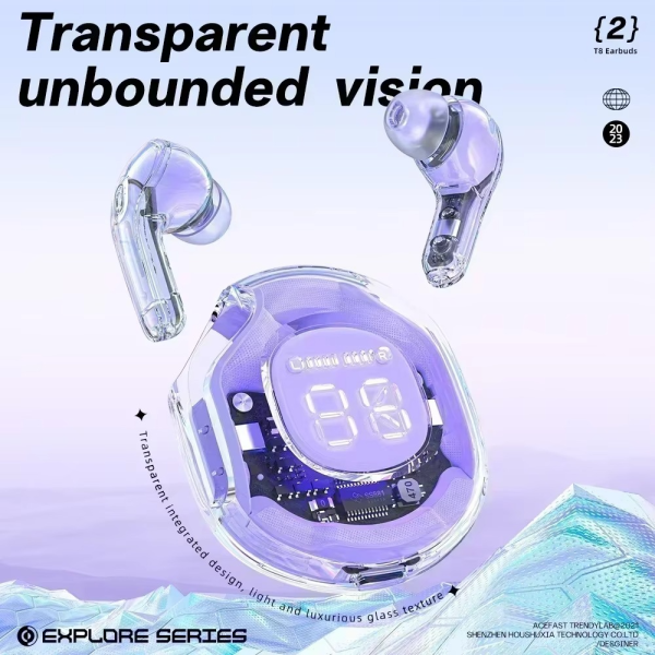 Air39 Wireless Earbuds | Bluetooth 5.3 | Clear Sound | Heavy Bass | Noise Reduction | Led Display – Random Color