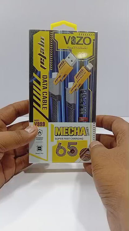 V999 5-in-1 Multi-Mode Fast Charging & Data Cable for All Devices